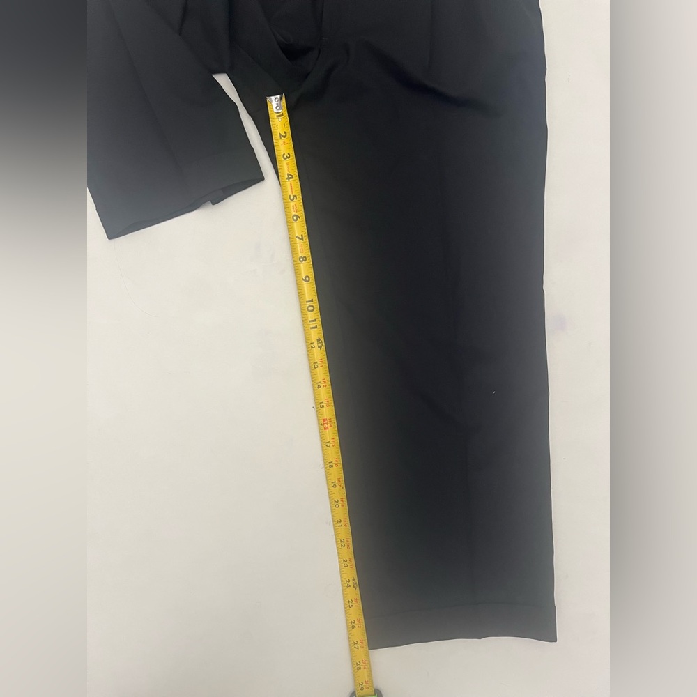 BURBERRYS LONDON MENS BLACK DRESS PANTS LORO PIANA WOOL VINTAGE - Picture 3 of 10